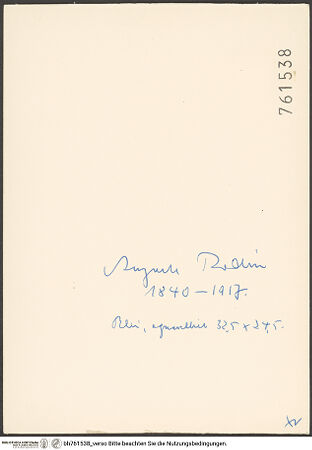 Rückseite von bh761538_recto