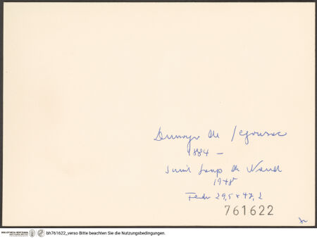 Rückseite von bh761622_recto