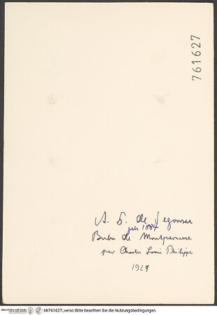 Rückseite von bh761627_recto