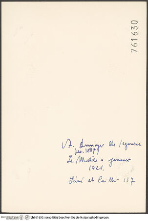 Rückseite von bh761630_recto