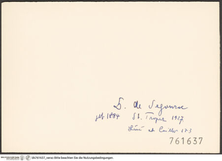 Rückseite von bh761637_recto