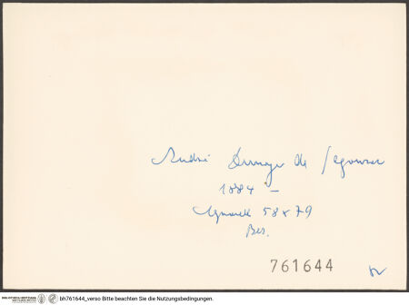 Rückseite von bh761644_recto