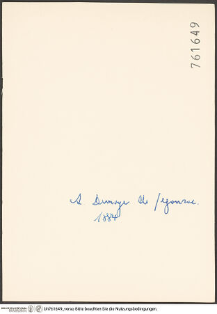 Rückseite von bh761649_recto