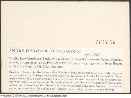 Rückseite von bh761656_recto