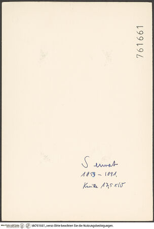 Rückseite von bh761661_recto