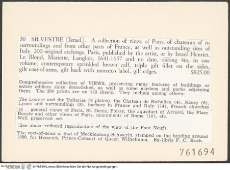 Rückseite von bh761694_recto