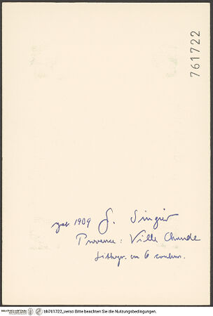 Rückseite von bh761722_recto