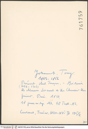 Rückseite von bh761759_recto