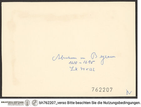 Rückseite von bh762207_recto