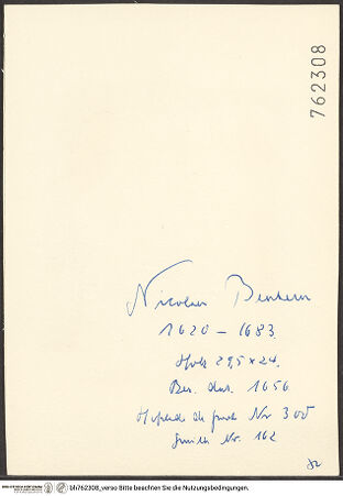 Rückseite von bh762308_recto