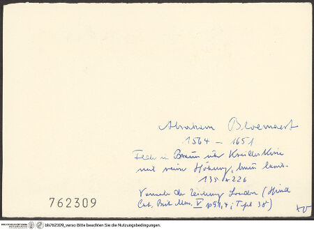 Rückseite von bh762309_recto