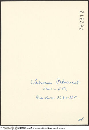 Rückseite von bh762312_recto