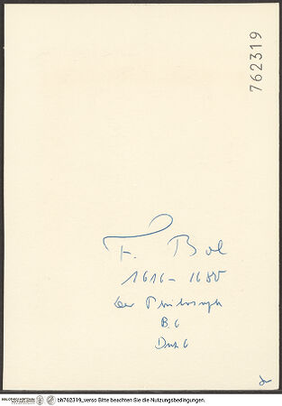 Rückseite von bh762319_recto