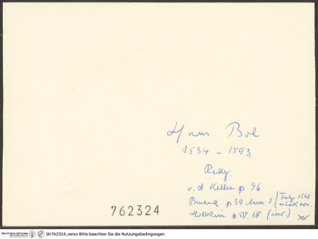 Rückseite von bh762324_recto