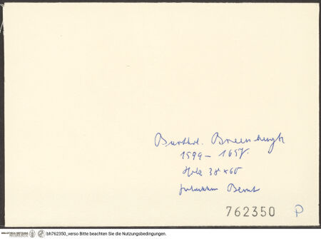 Rückseite von bh762350_recto