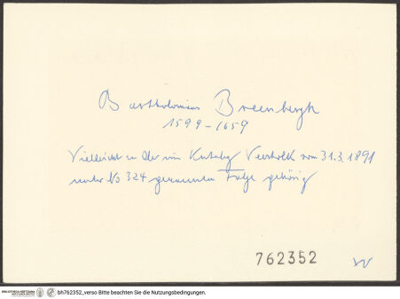 Rückseite von bh762352_recto