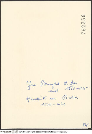 Rückseite von bh762356_recto