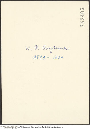 Rückseite von bh762403_recto