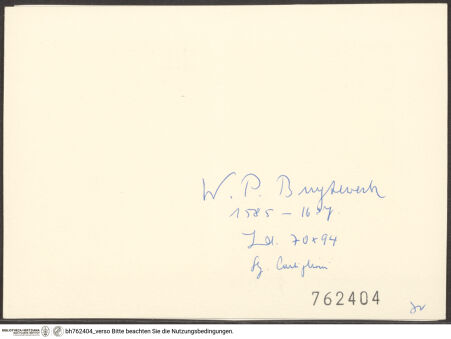 Rückseite von bh762404_recto