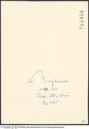 Rückseite von bh762406_recto