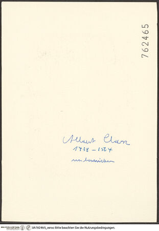 Rückseite von bh762465_recto