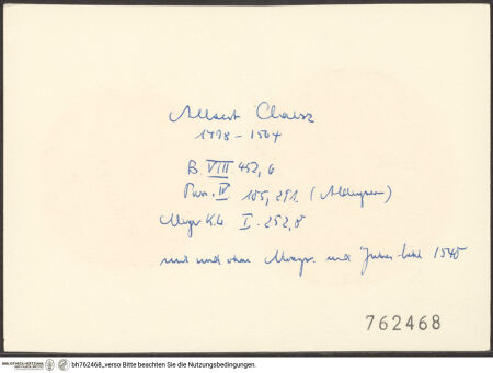 Rückseite von bh762468_recto