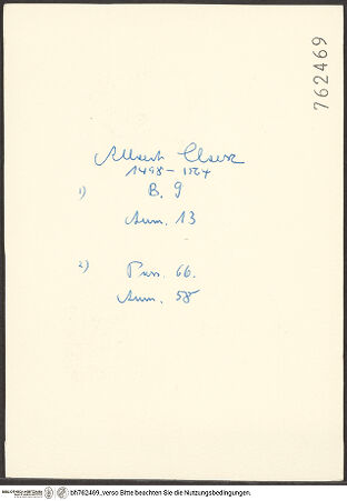 Rückseite von bh762469_recto