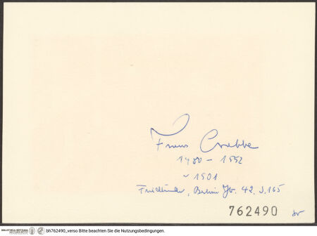 Rückseite von bh762490_recto