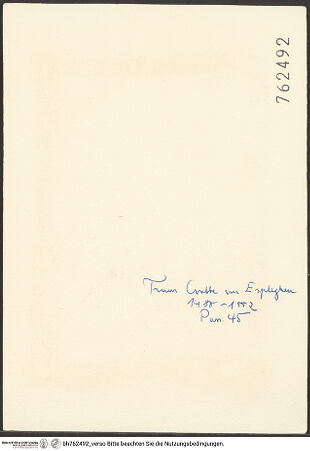 Rückseite von bh762492_recto