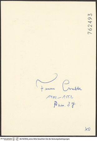 Rückseite von bh762493_recto