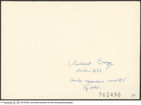 Rückseite von bh762496_recto