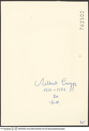 Rückseite von bh762502_recto