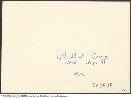 Rückseite von bh762505_recto