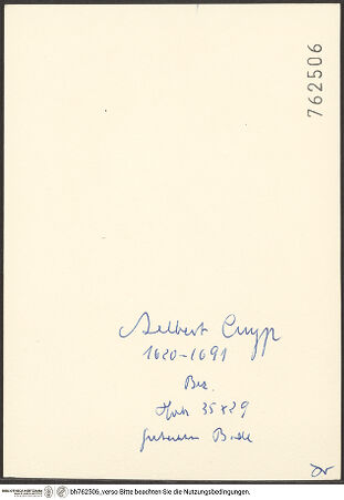 Rückseite von bh762506_recto