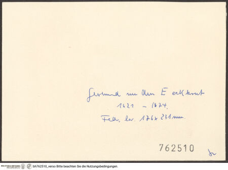 Rückseite von bh762510_recto