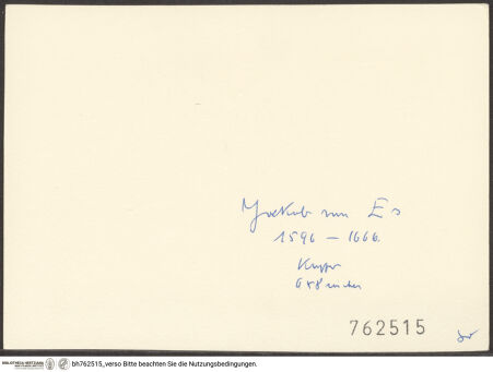 Rückseite von bh762515_recto