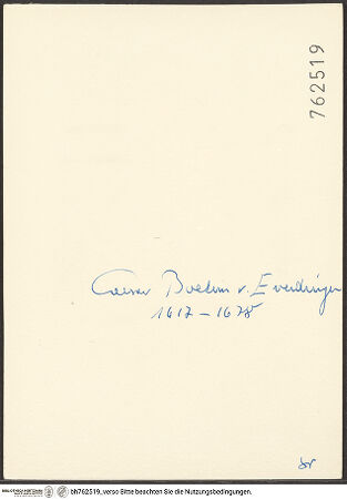 Rückseite von bh762519_recto