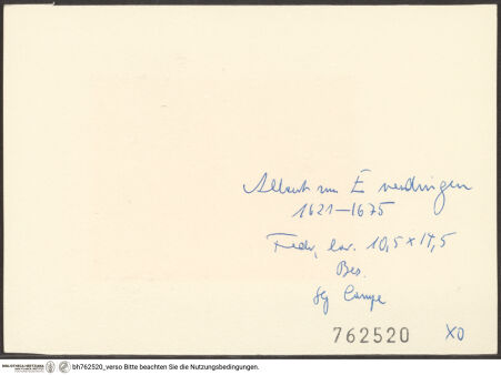 Rückseite von bh762520_recto