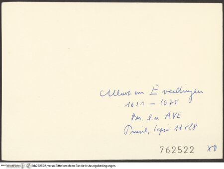 Rückseite von bh762522_recto