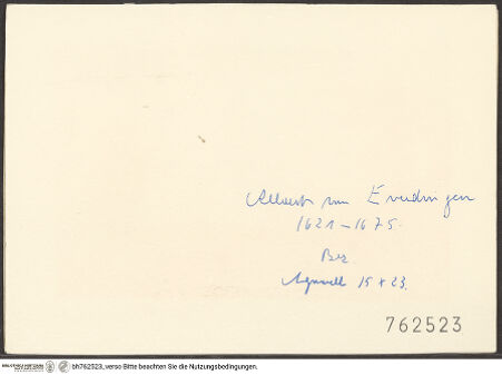 Rückseite von bh762523_recto