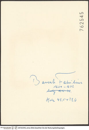 Rückseite von bh762545_recto