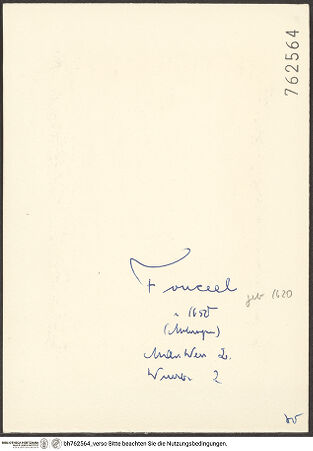 Rückseite von bh762564_recto