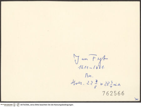 Rückseite von bh762566_recto