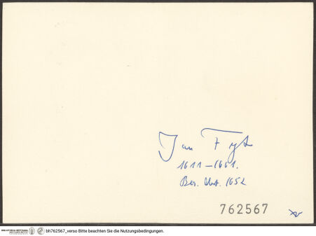 Rückseite von bh762567_recto