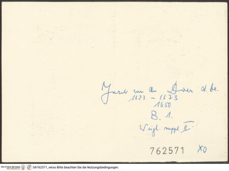 Rückseite von bh762571_recto