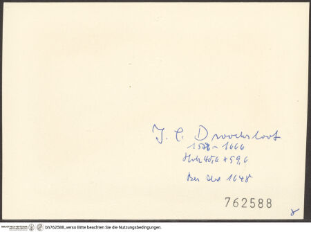 Rückseite von bh762588_recto