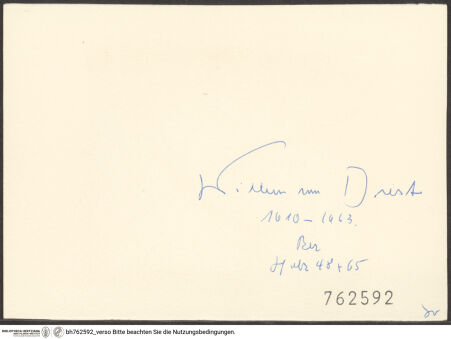 Rückseite von bh762592_recto