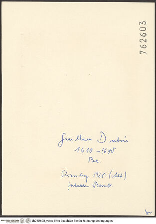 Rückseite von bh762603_recto