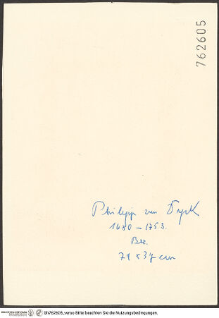 Rückseite von bh762605_recto