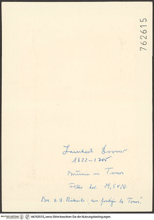 Rückseite von bh762615_recto